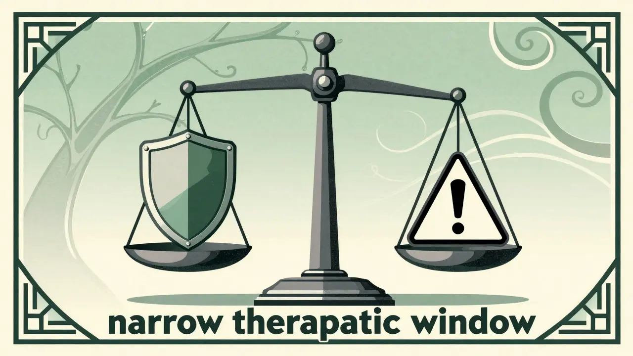 Art Deco scale balancing immune protection and kidney stress symbols